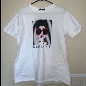 W’a boohoo graphic tee